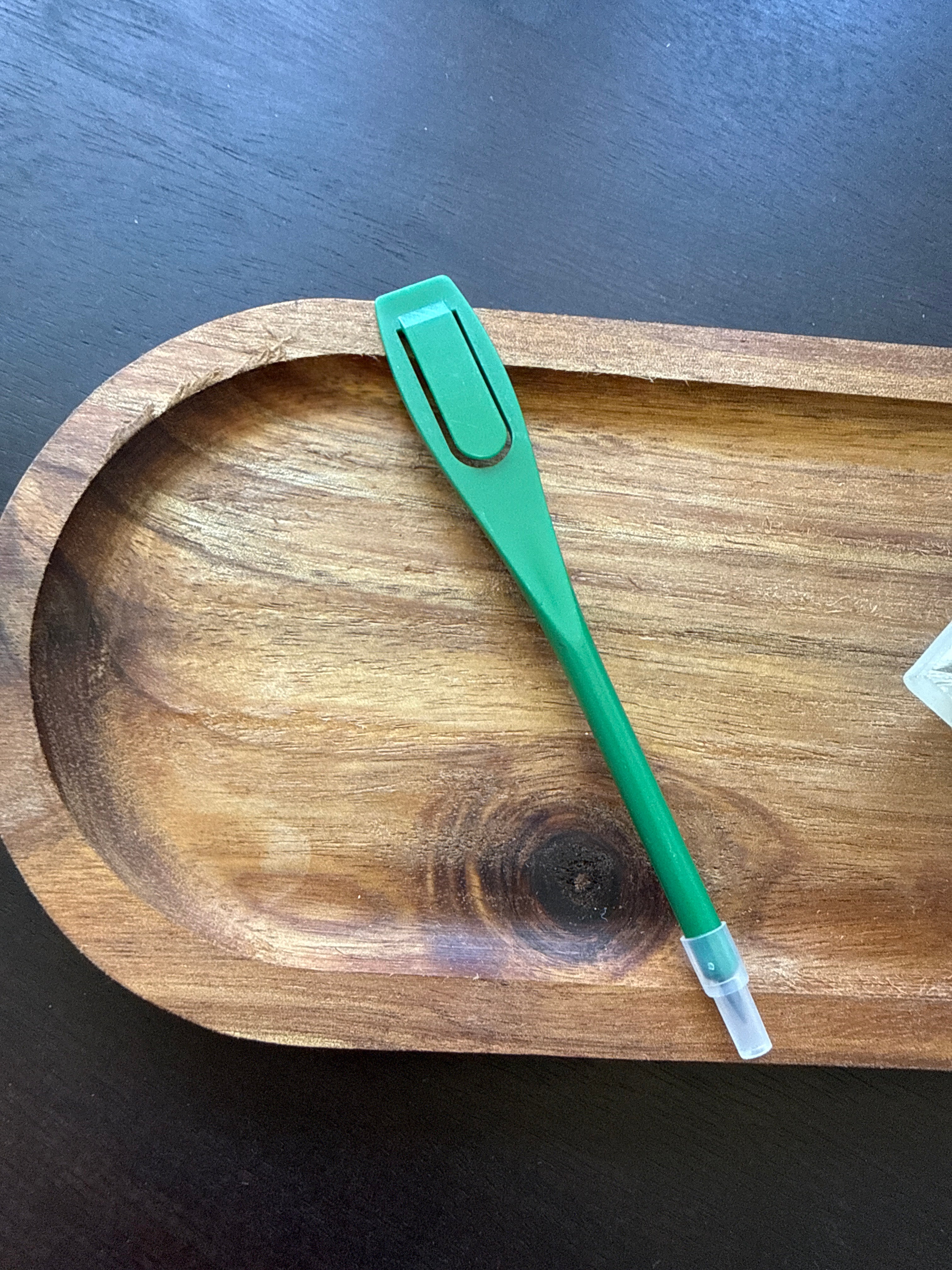 Crayon Marque-Page 2-en-1 – Étudiez avec Organisation et Sérénité vert