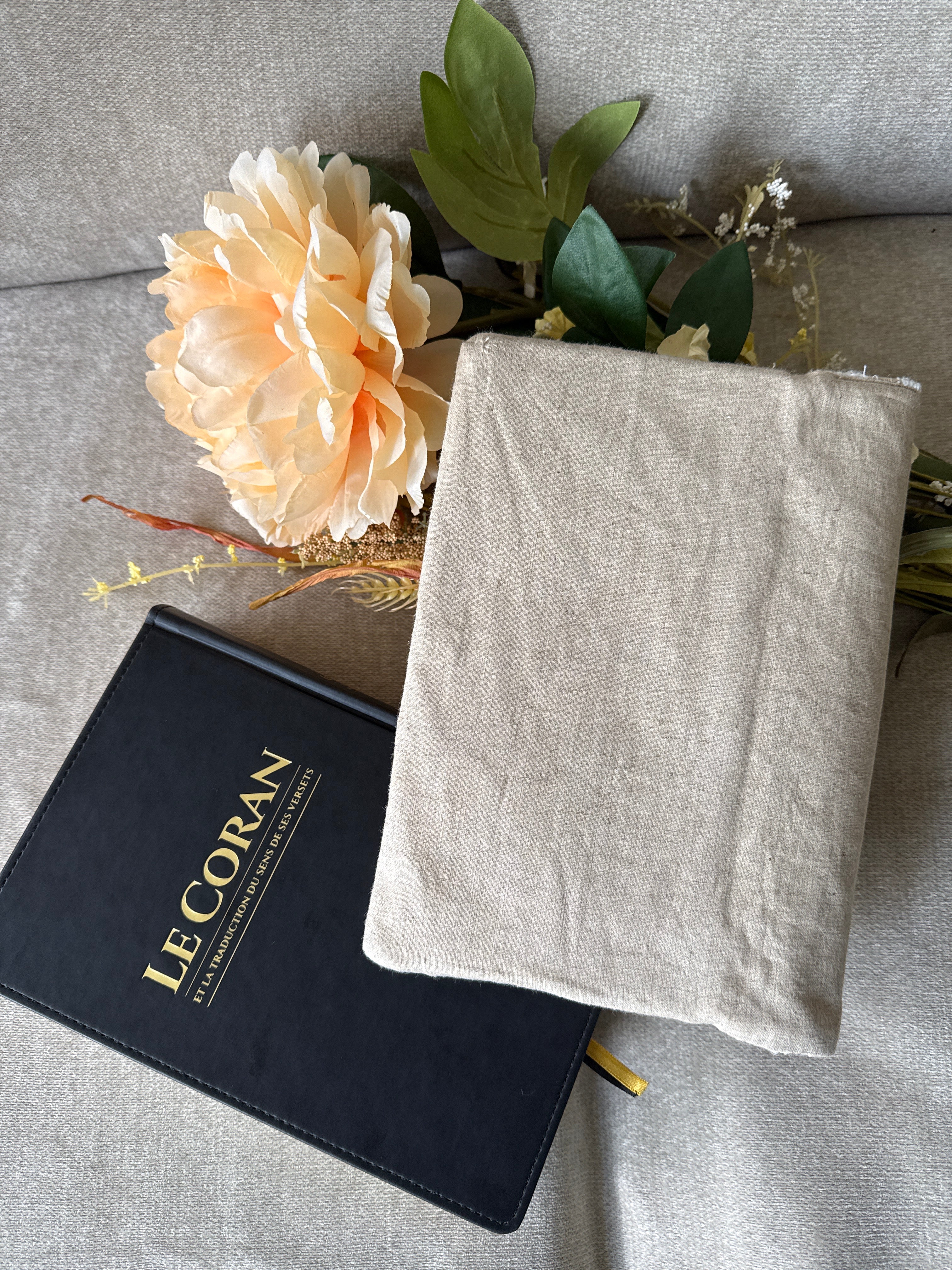 Reflet de Pureté – Protège Coran Luxe - Tawbah français arabe