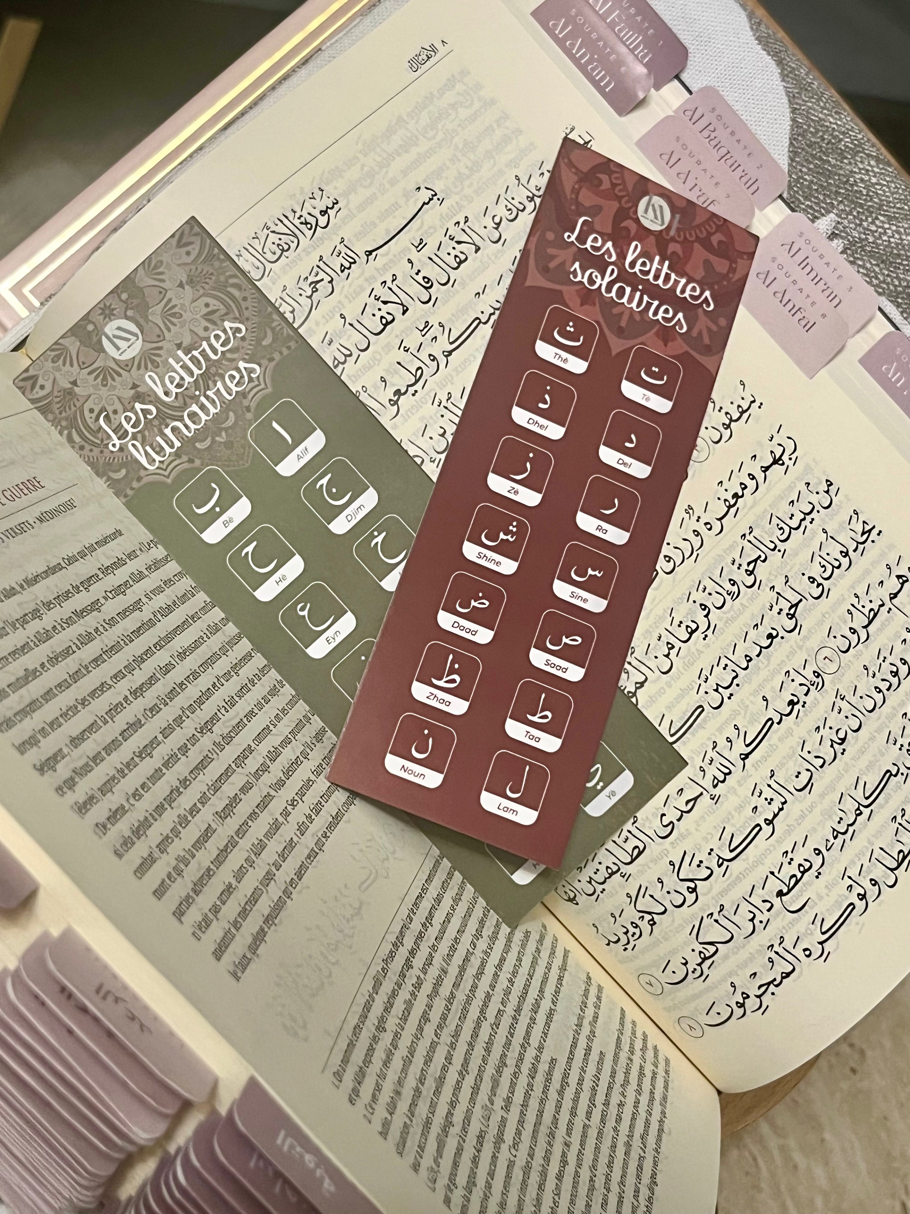 Marque page Alphabétique