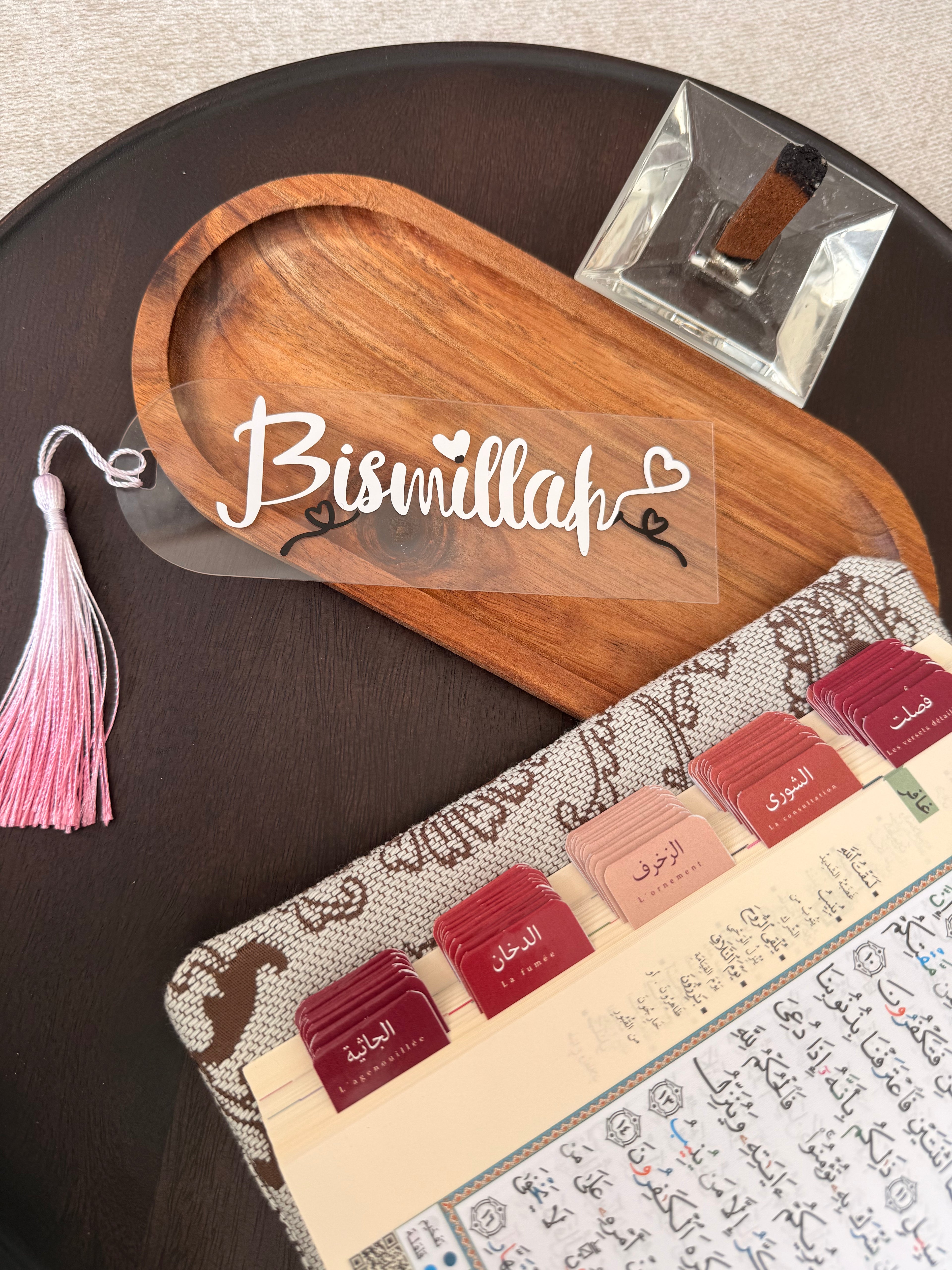 Marque-page “BISMILLAH” en plexiglass
